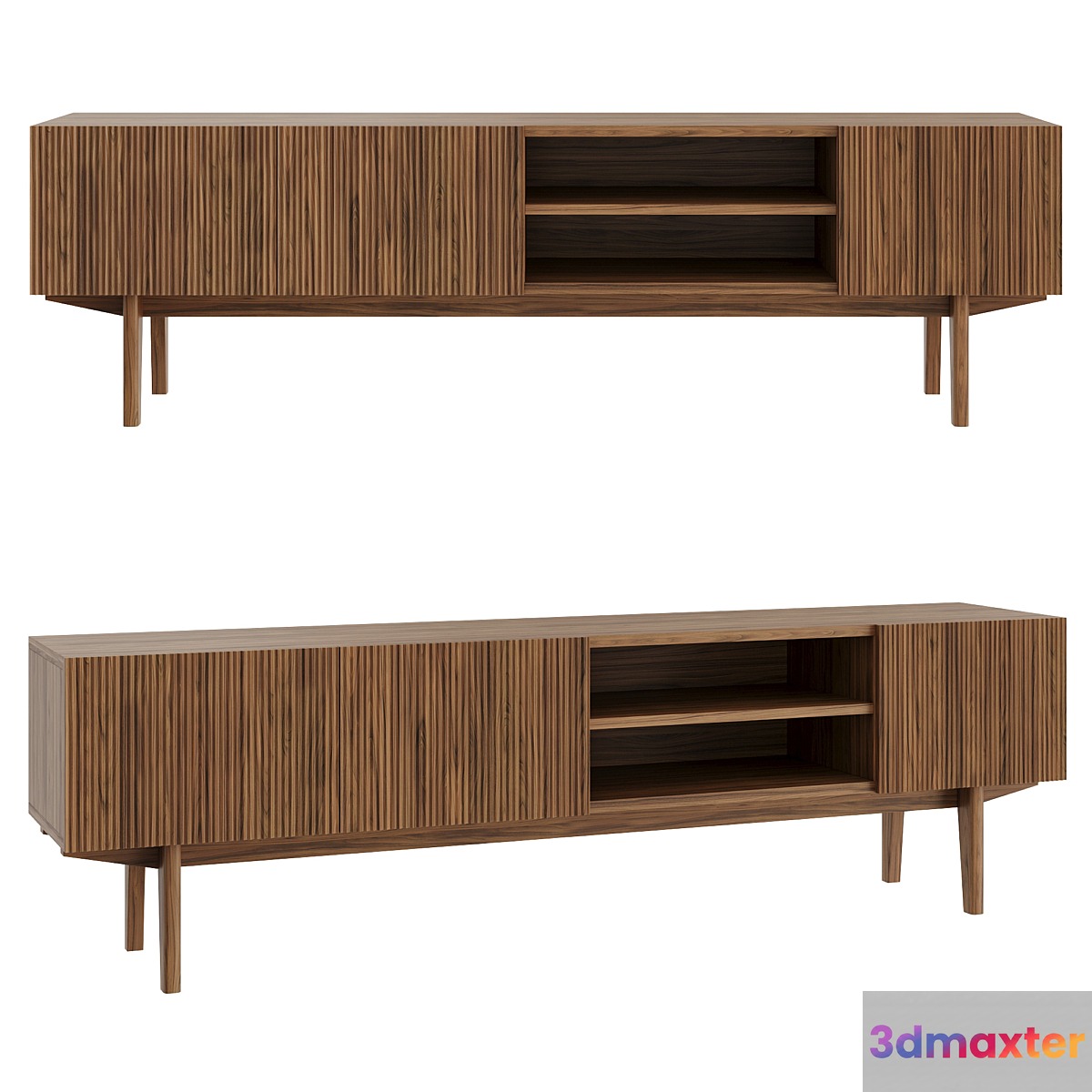 TV Stand Scandi Puzzlemebel 3D Max