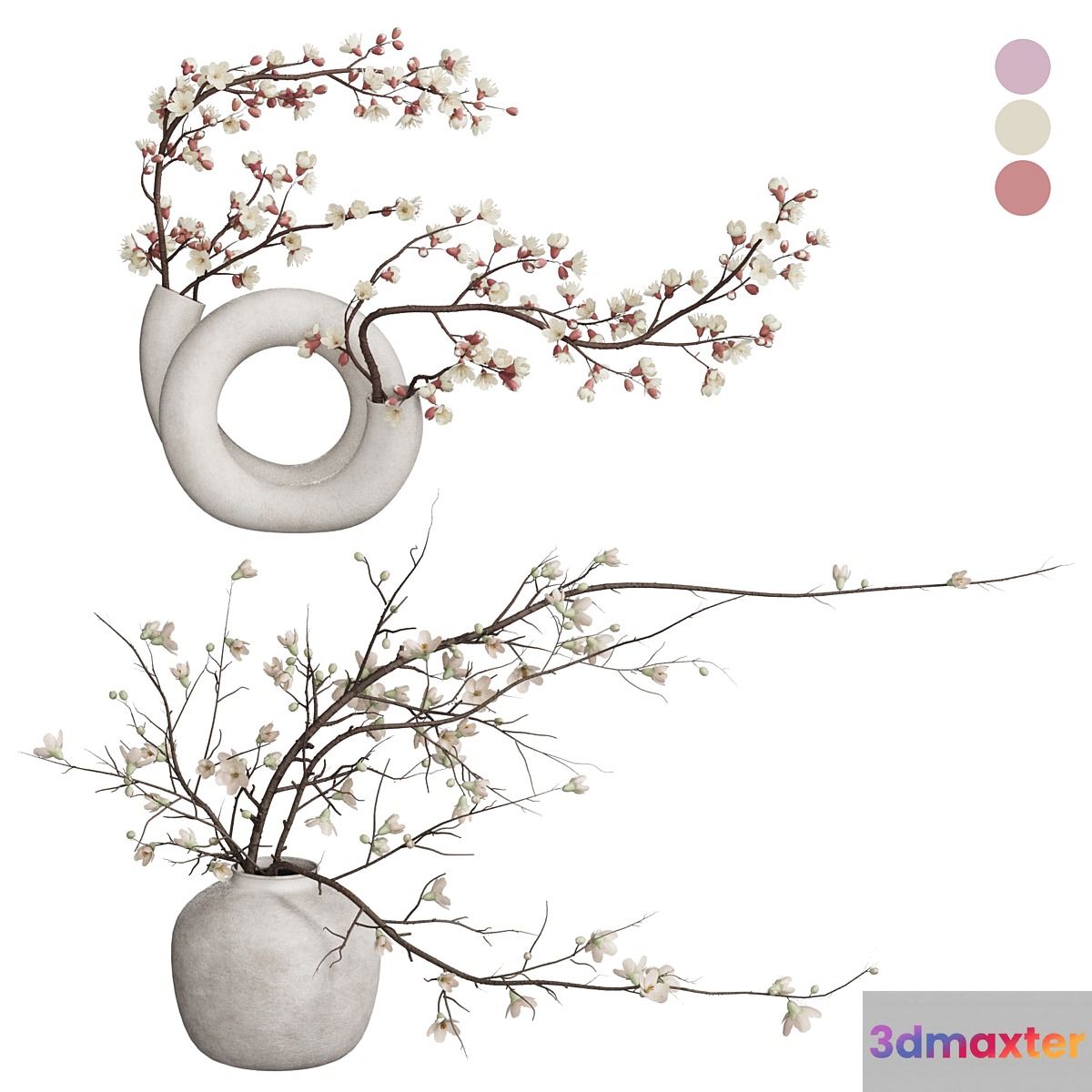 Flower In Vase 52 3D Max