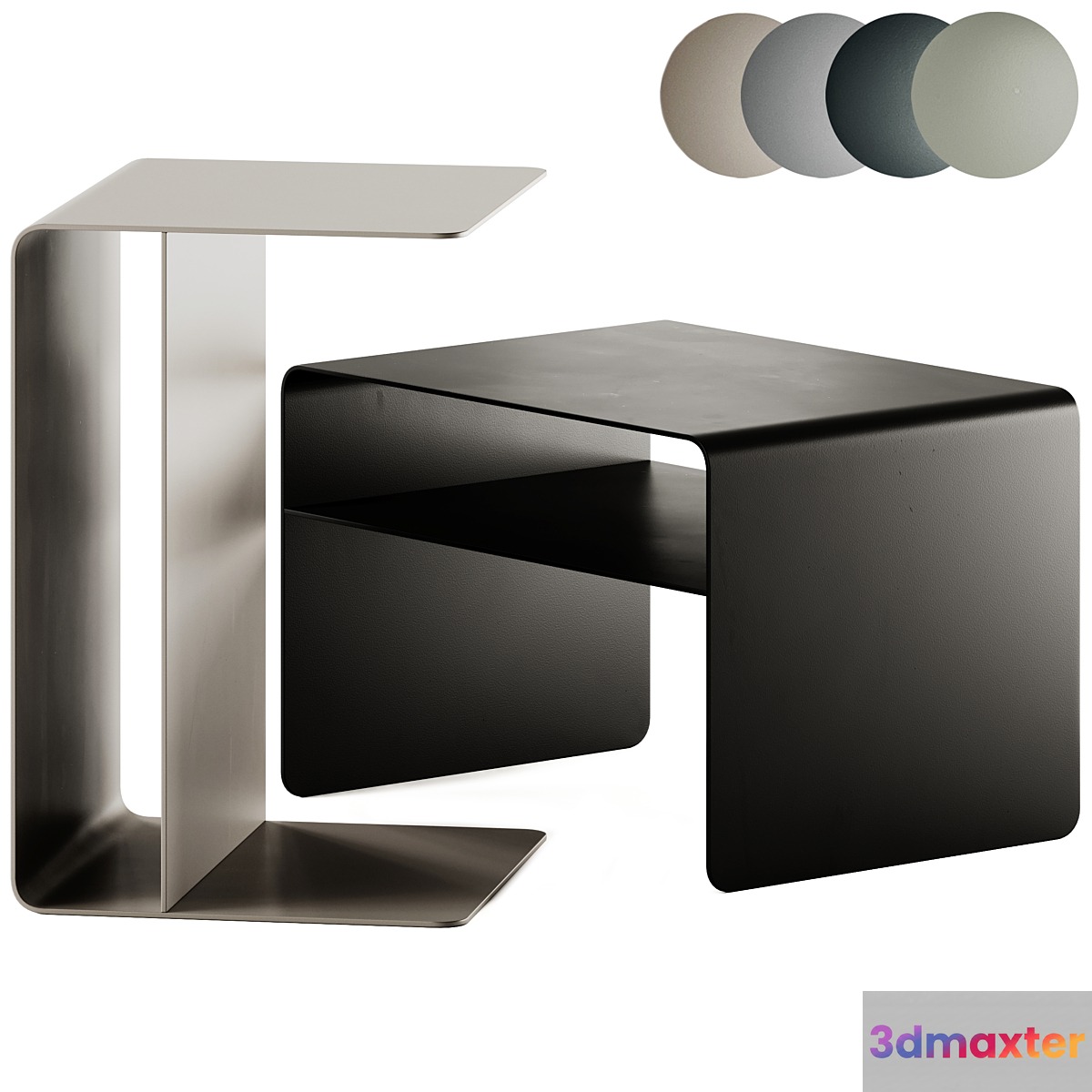 Westwing Collection Cosmo Side Table 3D Max