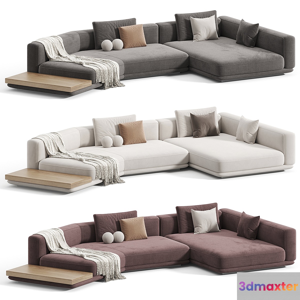 Minotti Horizonte Sofa 3 3D Max