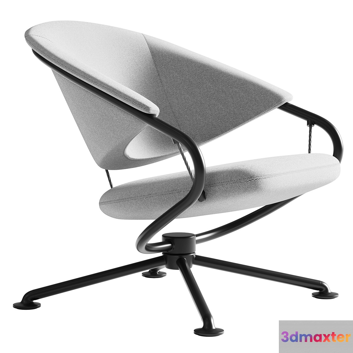 VITRA armchair Citizen Lowback 3D Max