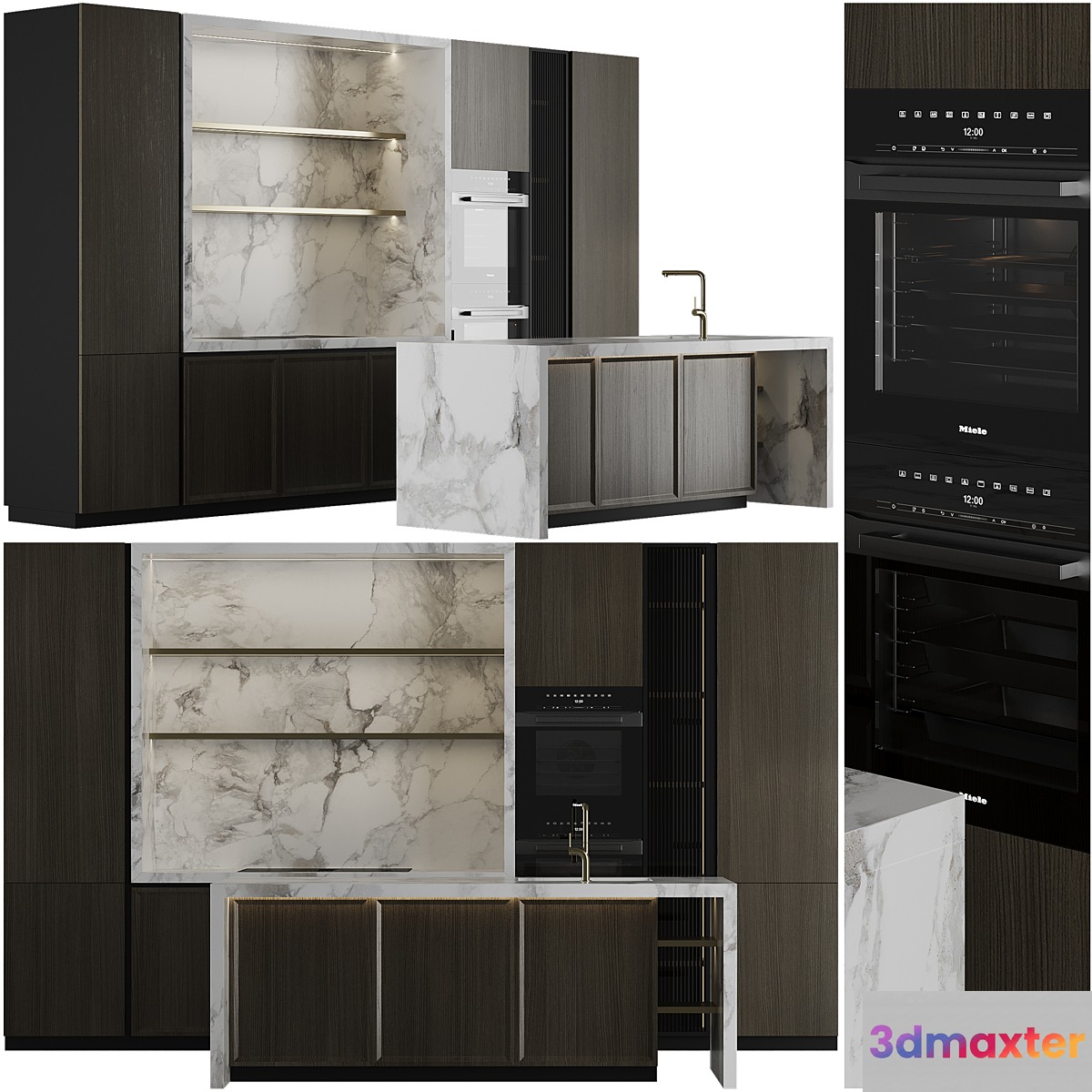 Kitchen 3D Max