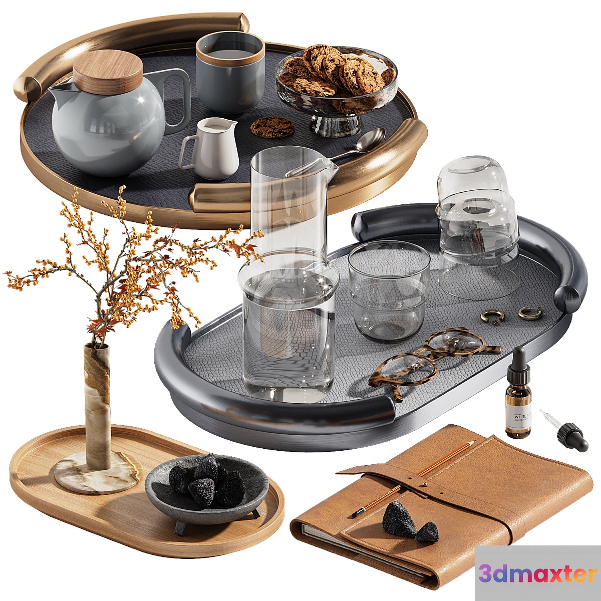 Decorative set ch12 3D Max