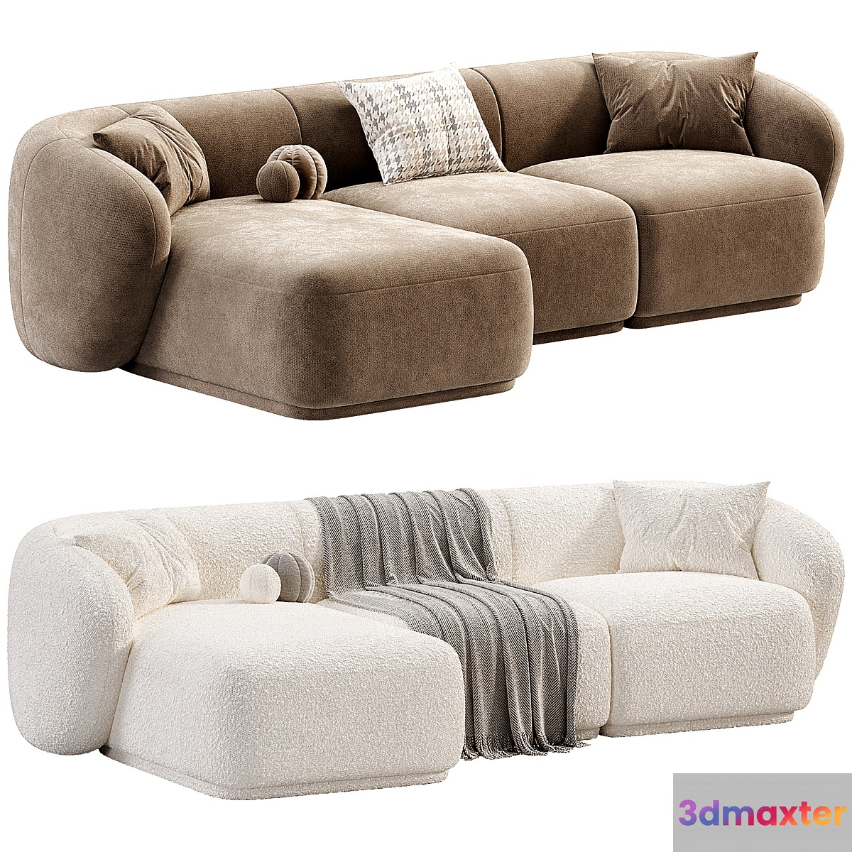 Ecksofa Marbella L-Form 3D Max