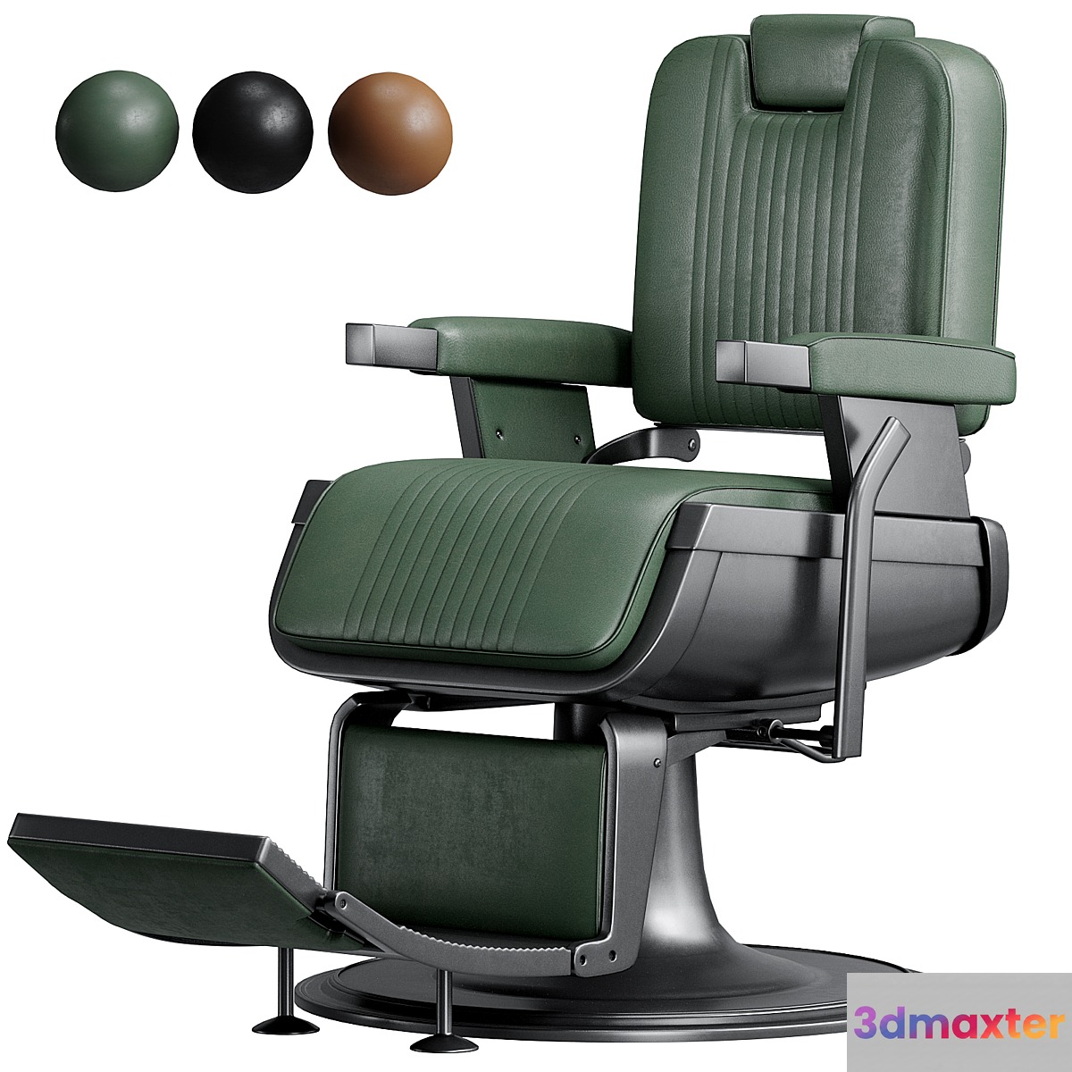 Sherman Barber Chair 3D Max