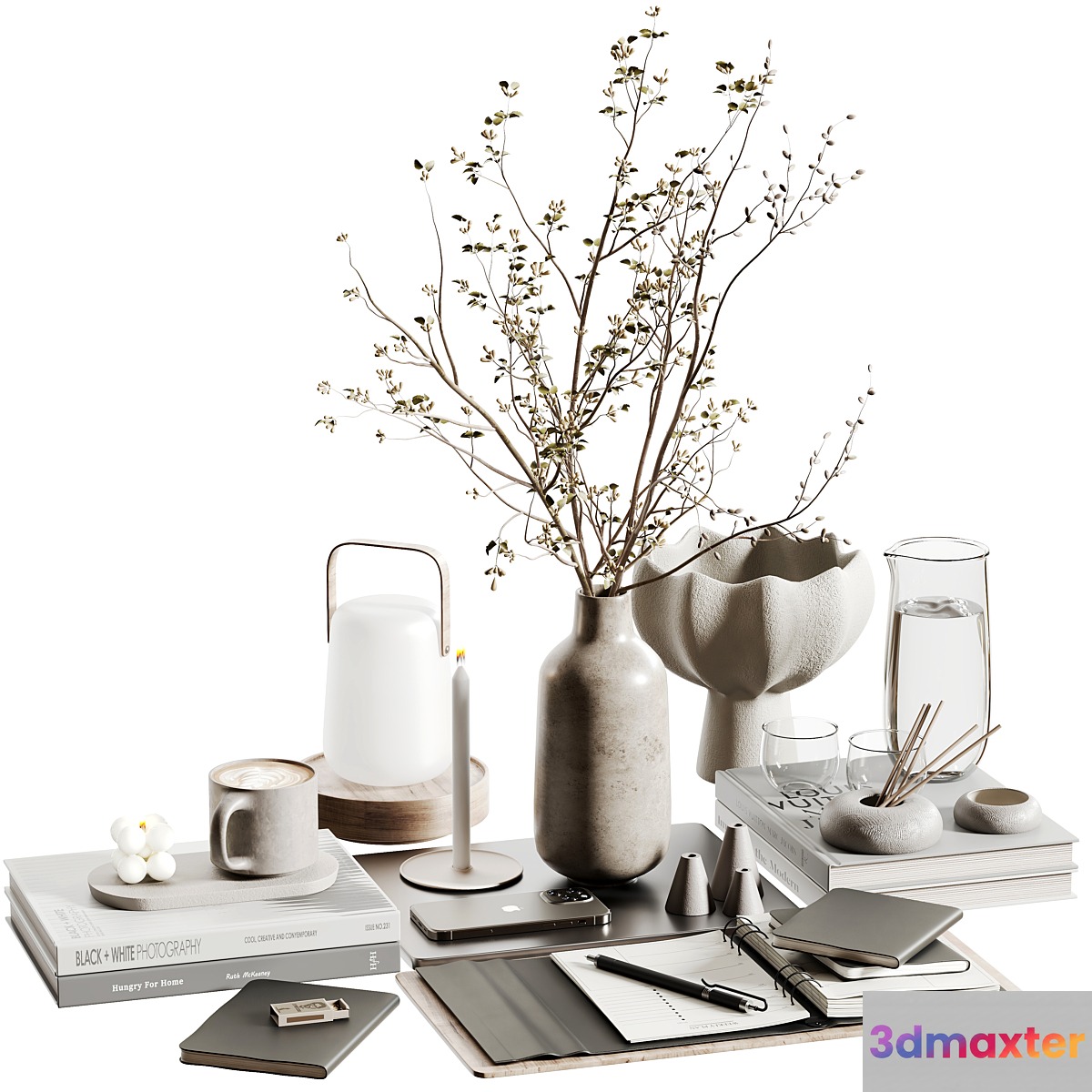 decorative set N09 3D Max