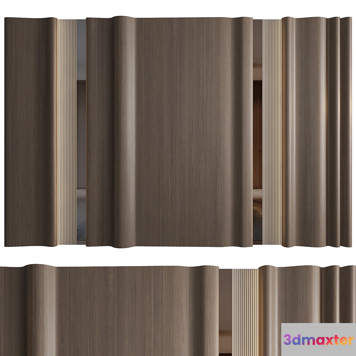 Wall Panel Decor 183 3D Max