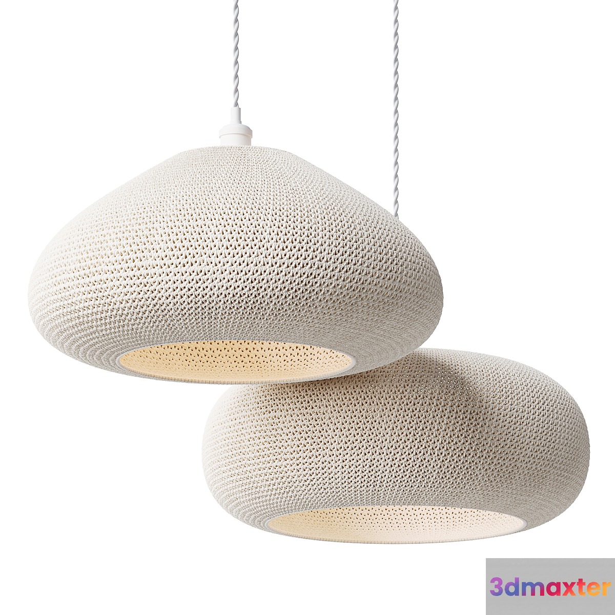 Iza & Yavora Japanese Wabi-Sabi pendant light 3D Max