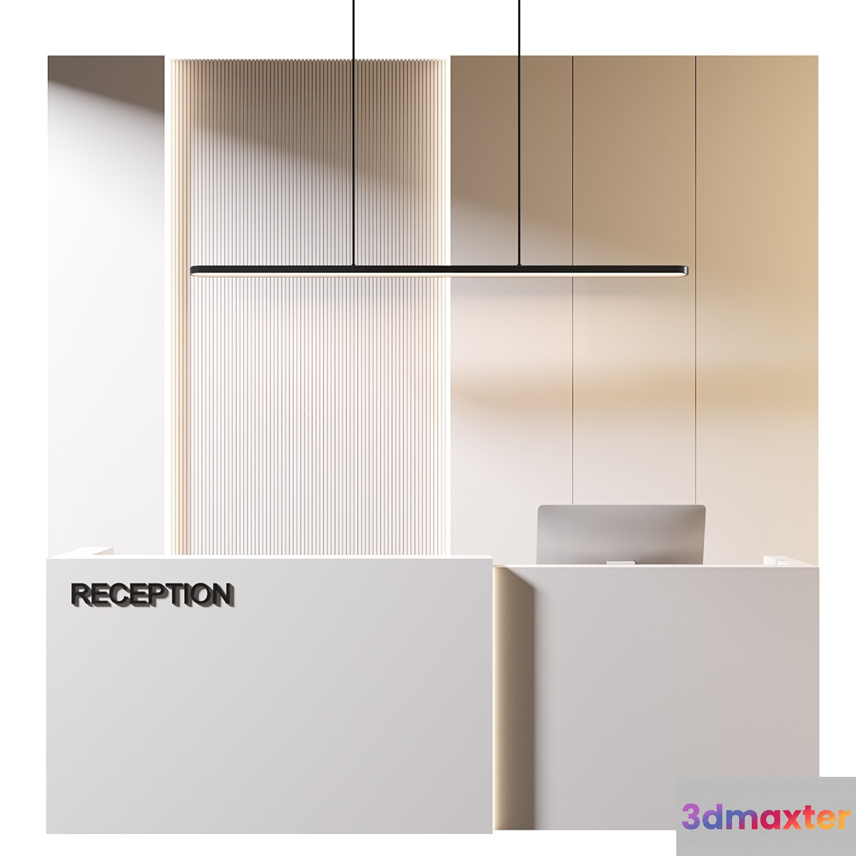 Reception Desk | 2 3D Max