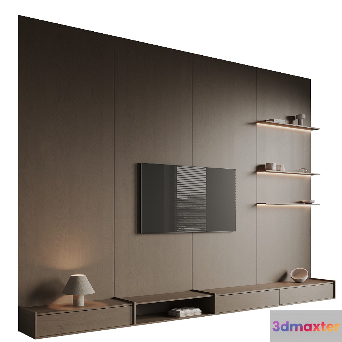 TV Wall 13 3D Max