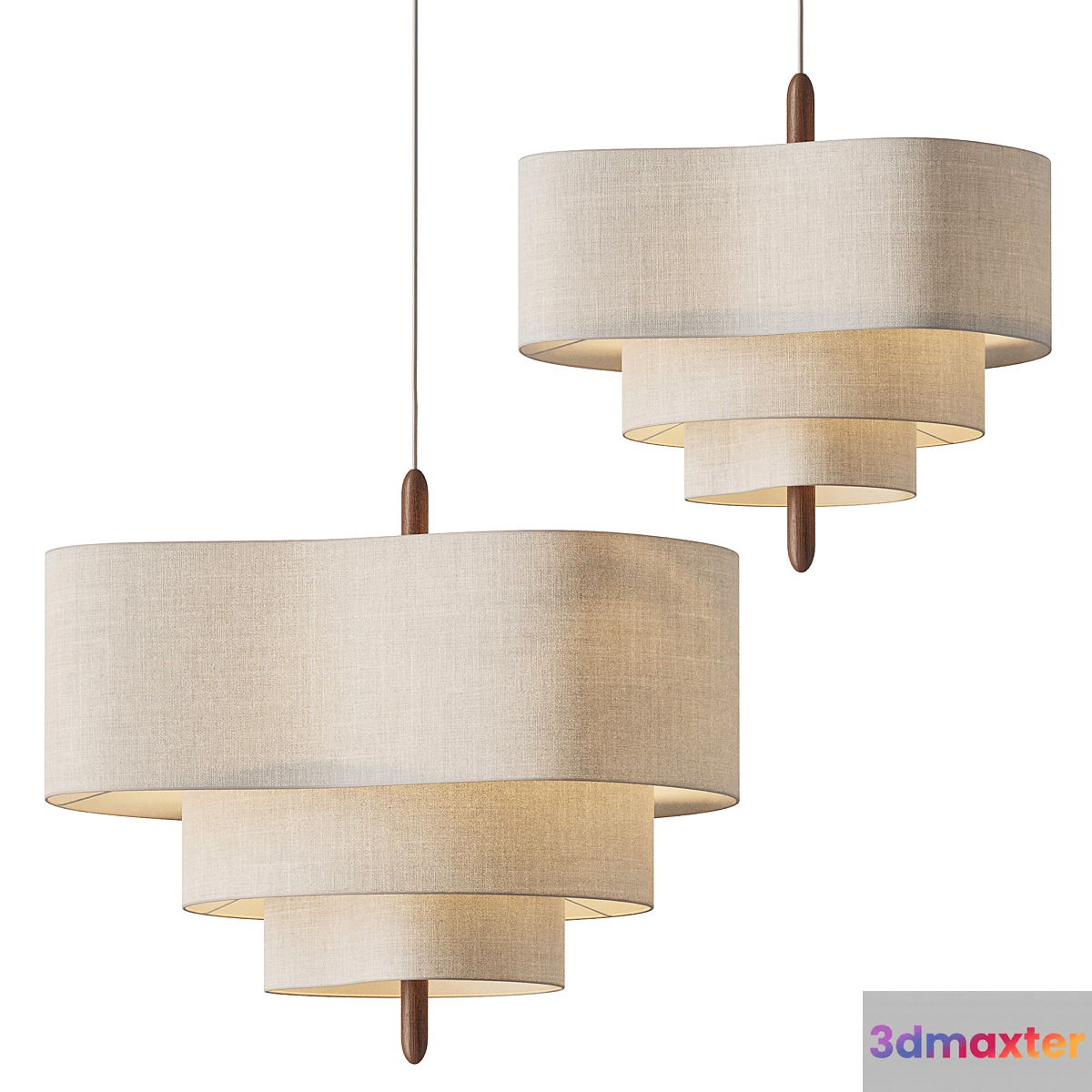 Pebble Pendant Light 3D Max