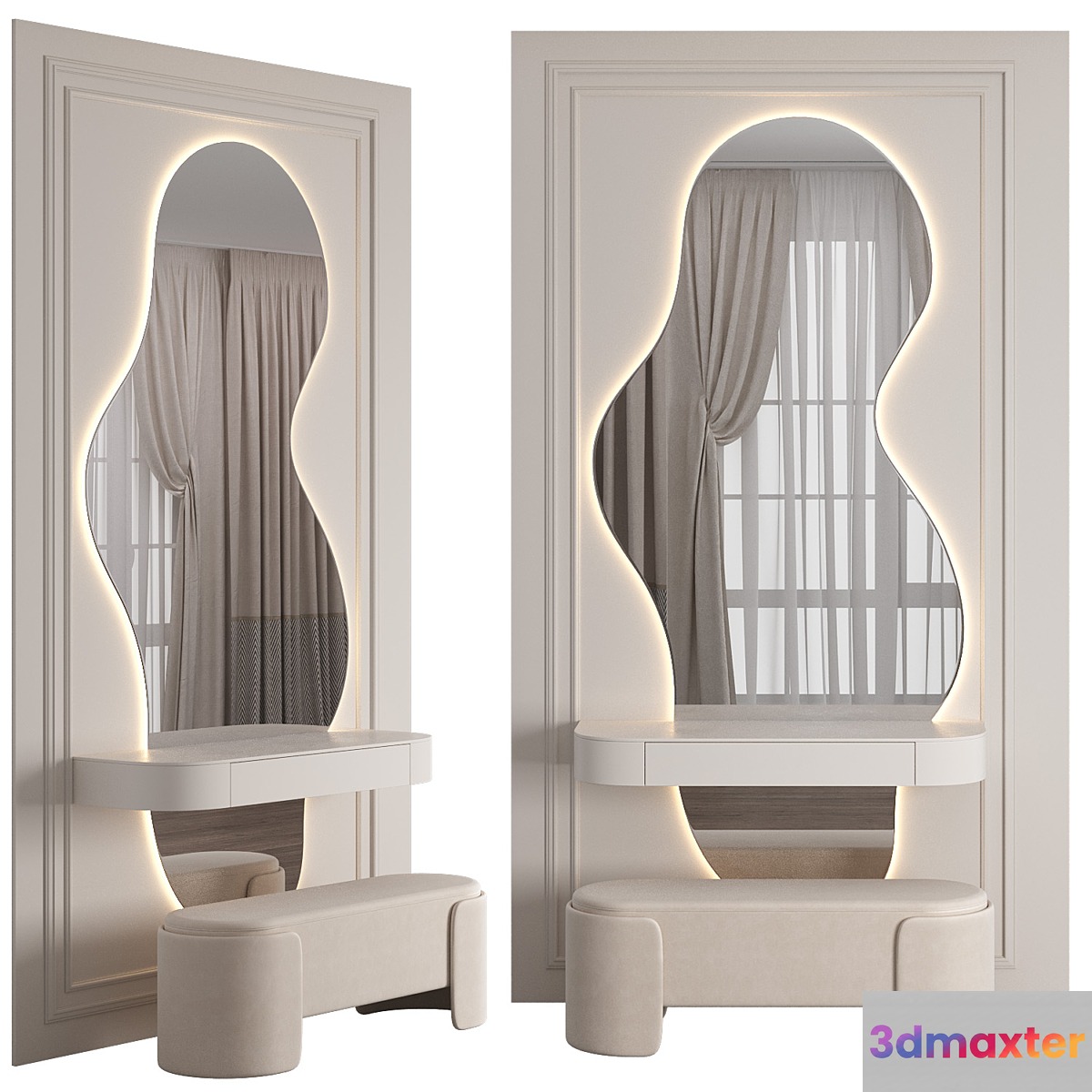 Dressing table 05 3D Max