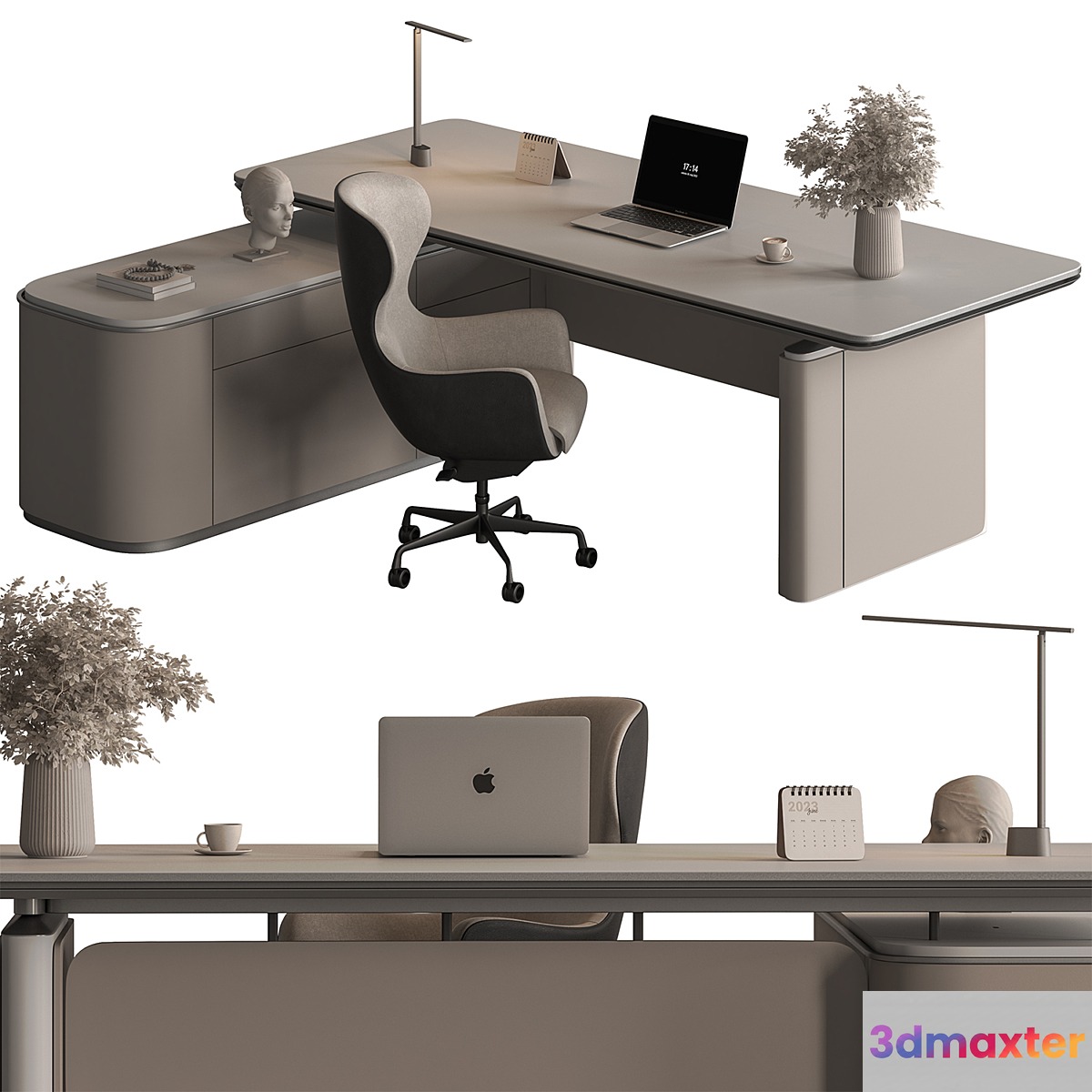 Manager Desk - Office Furniture 693 3D Max