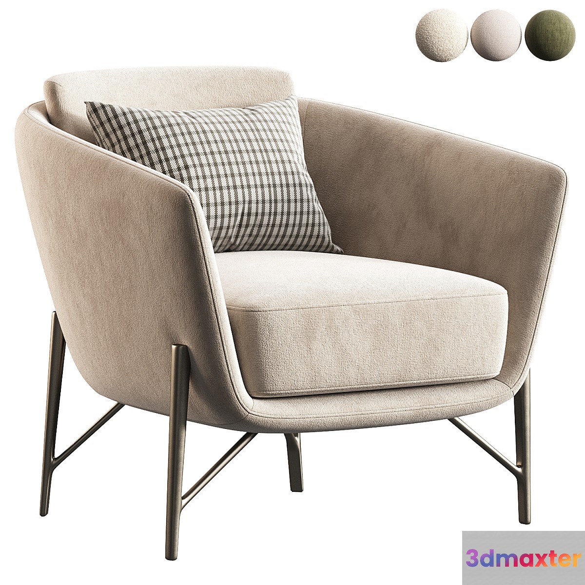 VENERE Armchair 3D Max