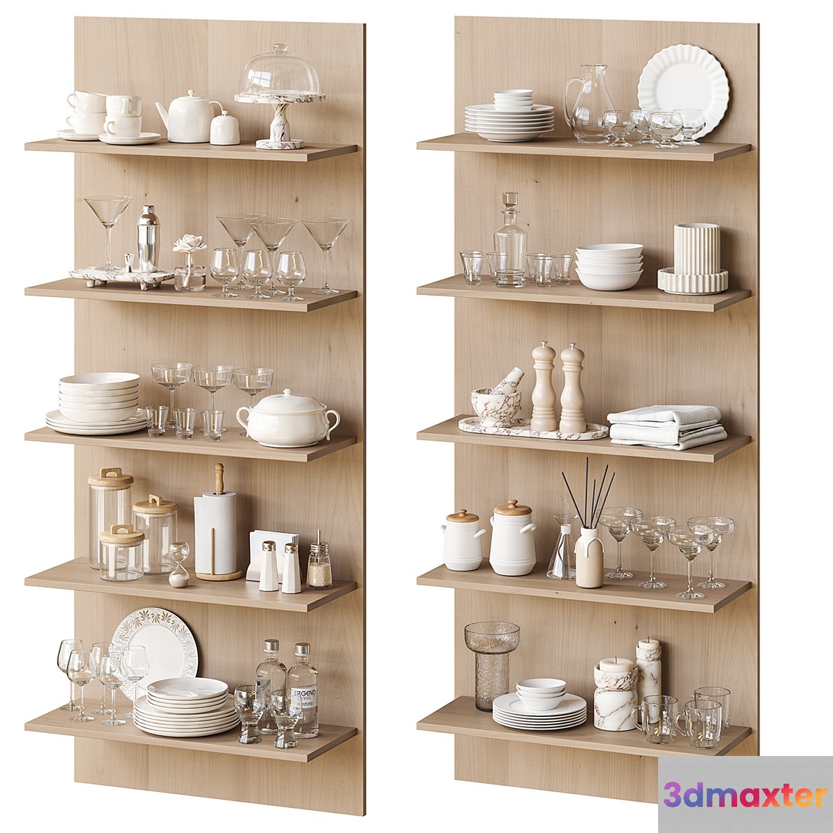 Cookware set NG5 3D Max
