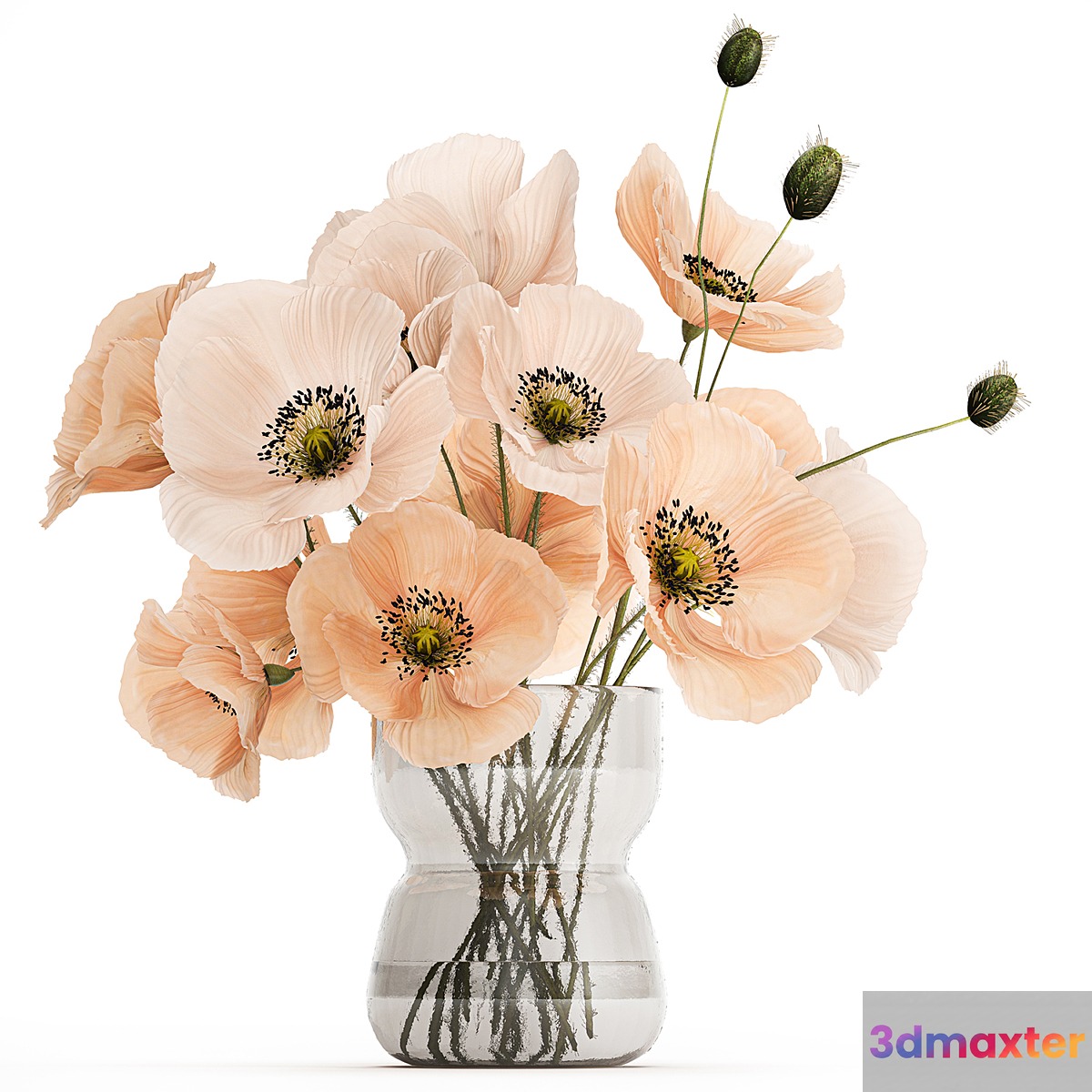 Flower bouquet. Set 463. 3D Max