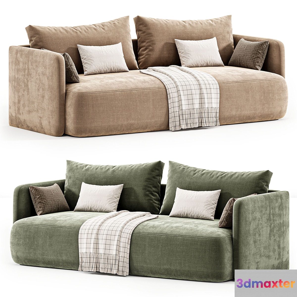 Enfield Sofa by cazarina 3D Max
