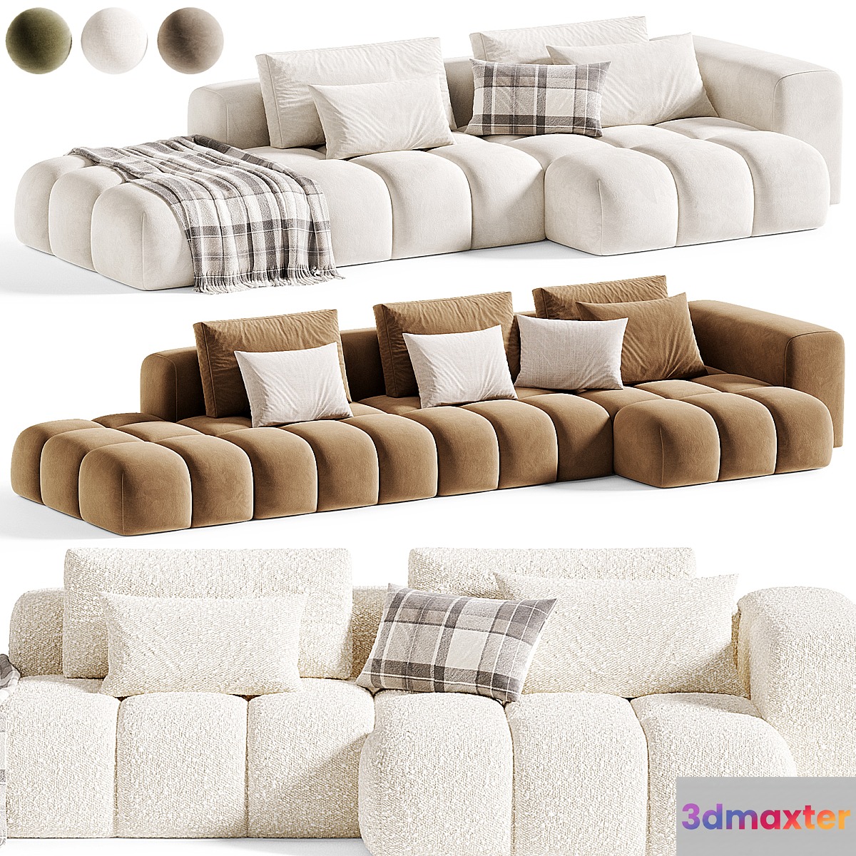 Shamara Sofa Modern 3D Max