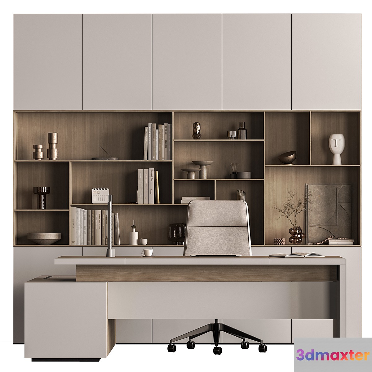 Boss Desk - Office Furniture 711 3D Max