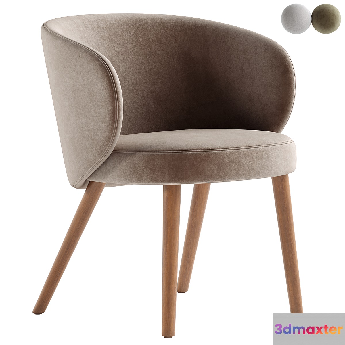 Evie Armchair 3D Max