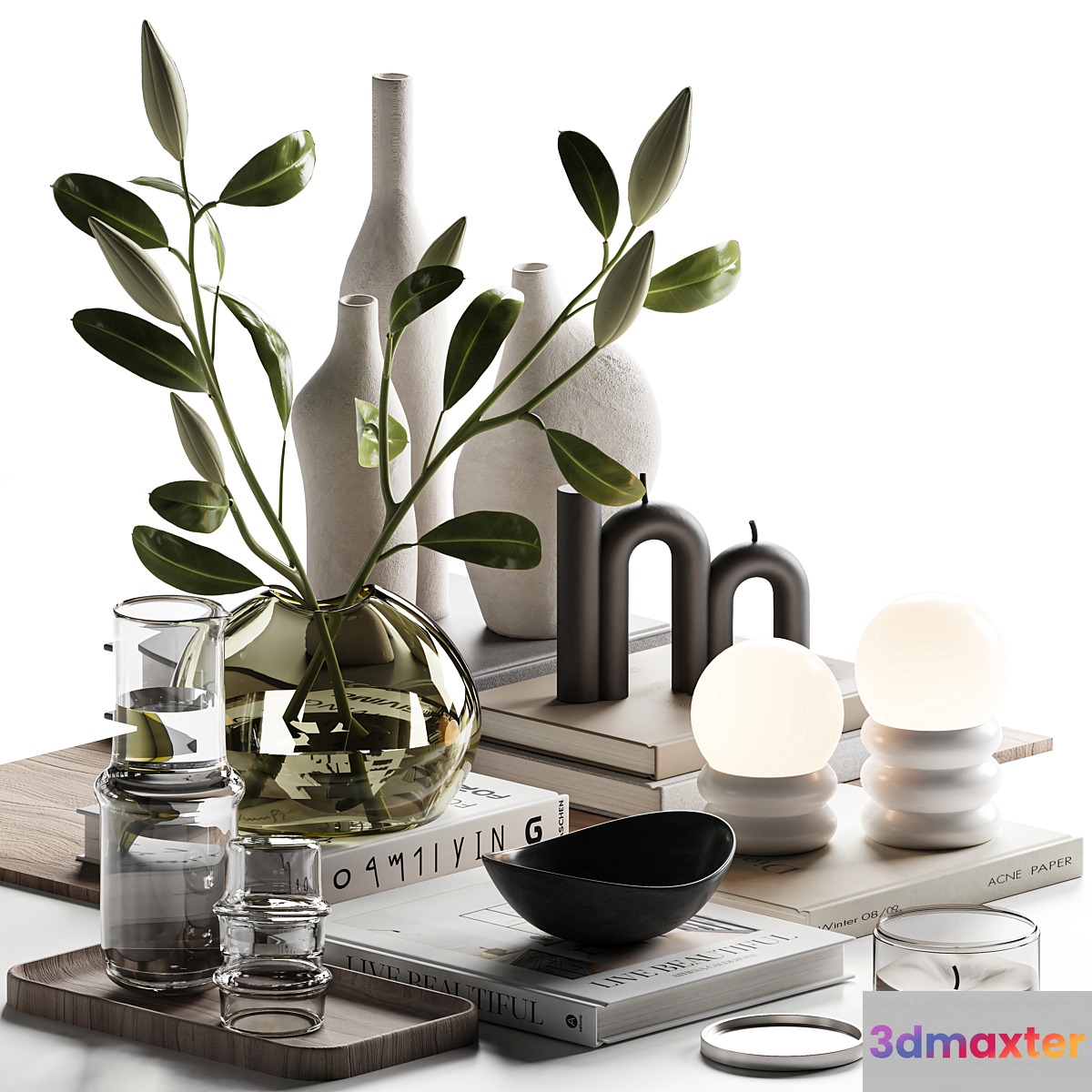 Decorative Set 089 3D Max
