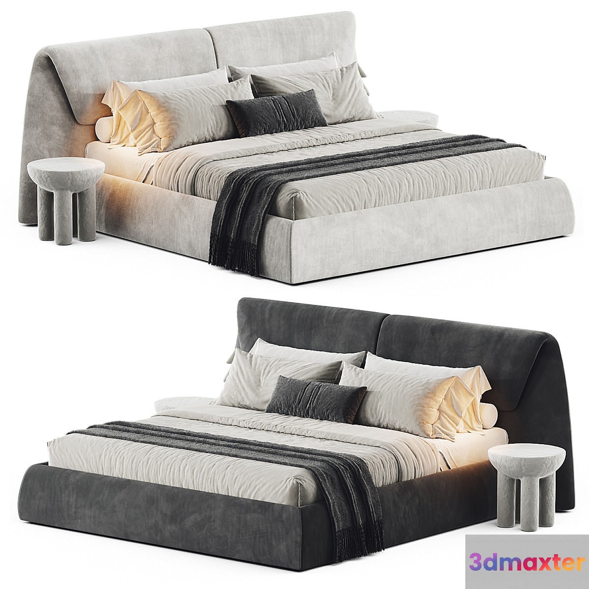 SIMON Bed 3D Max