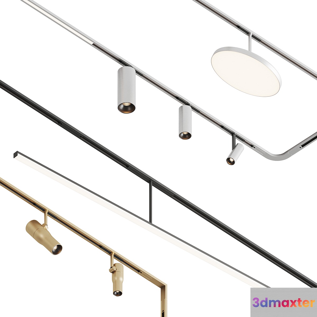 Flos zero track pro 3D Max